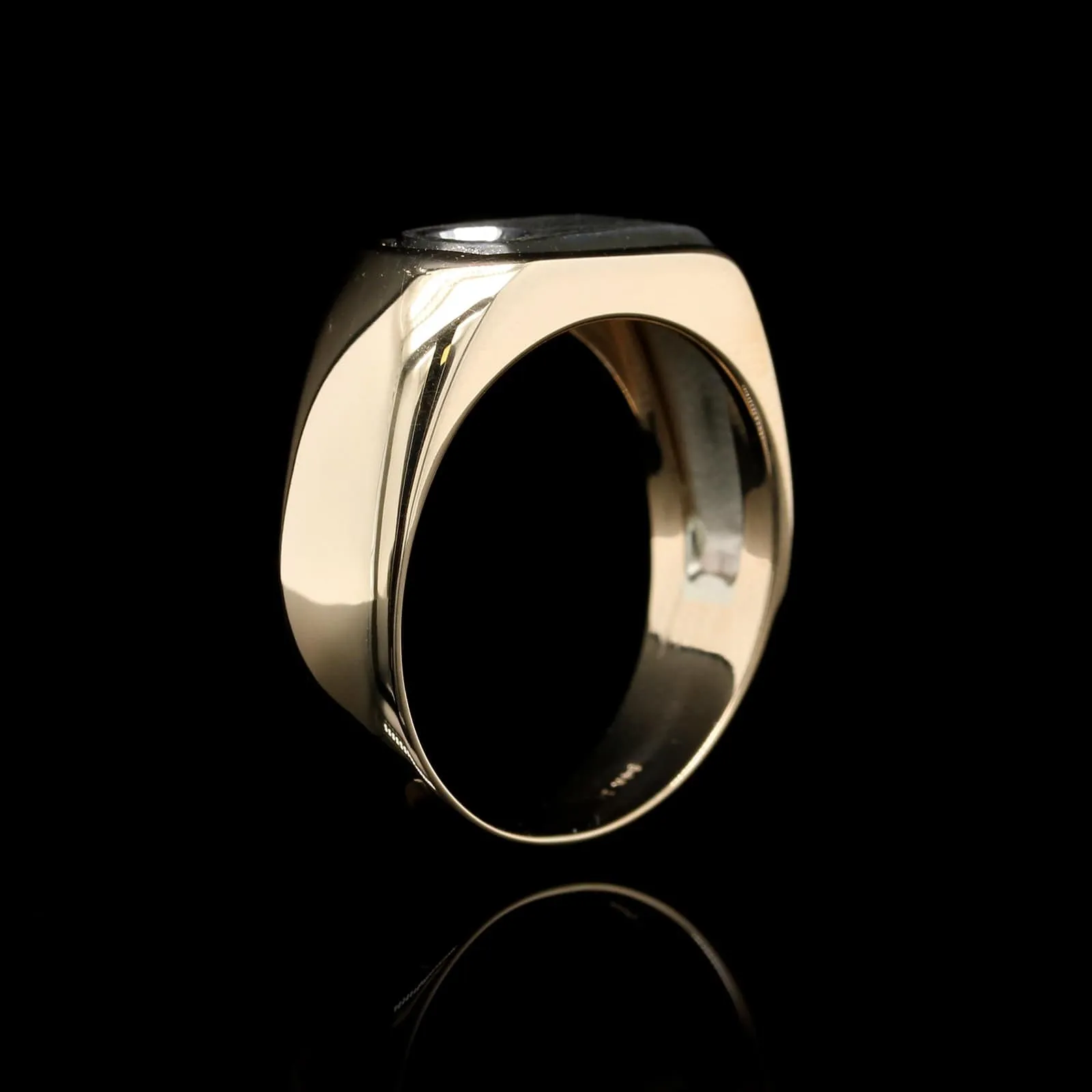 14K Two-Tone Gold Estate Diamond Ring