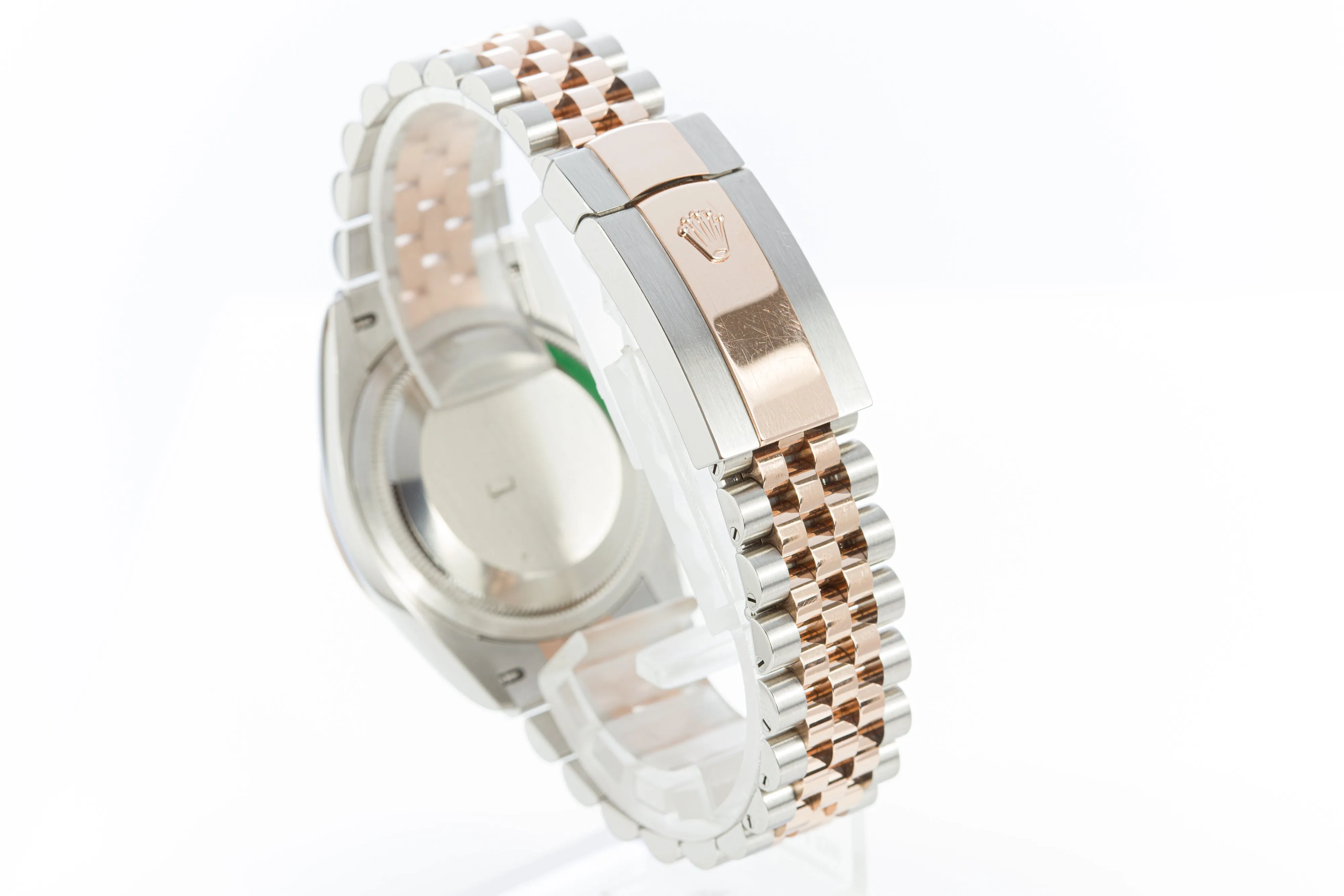 2019 Rolex 18k Rose Gold/St DateJust 126231 Black Diamond Dial with Box, Card, Booklets, & Hangtags