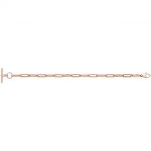 9ct Rose Gold Hollow Bracelet NK449B