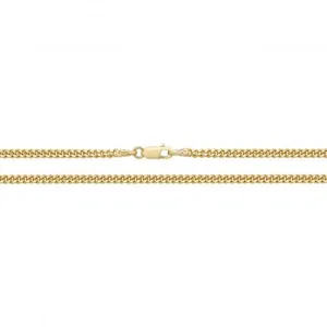 9ct Yellow Gold Close Curb Chain CH165