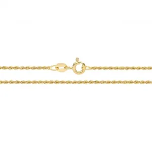 9ct Yellow Gold Solid Rope Chain CH560