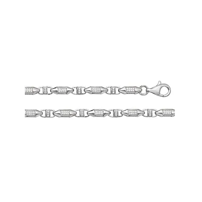 Acotis Silver Chain Zirconia G1335
