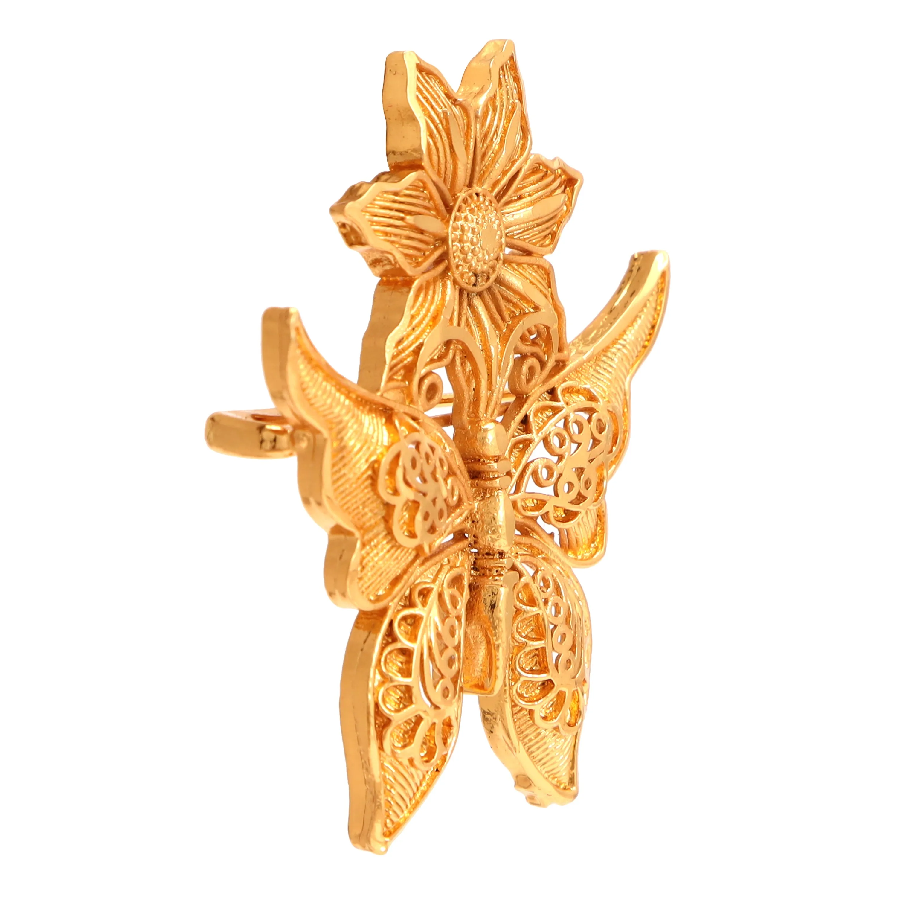 Butterfly Brooch Saree Pin 5