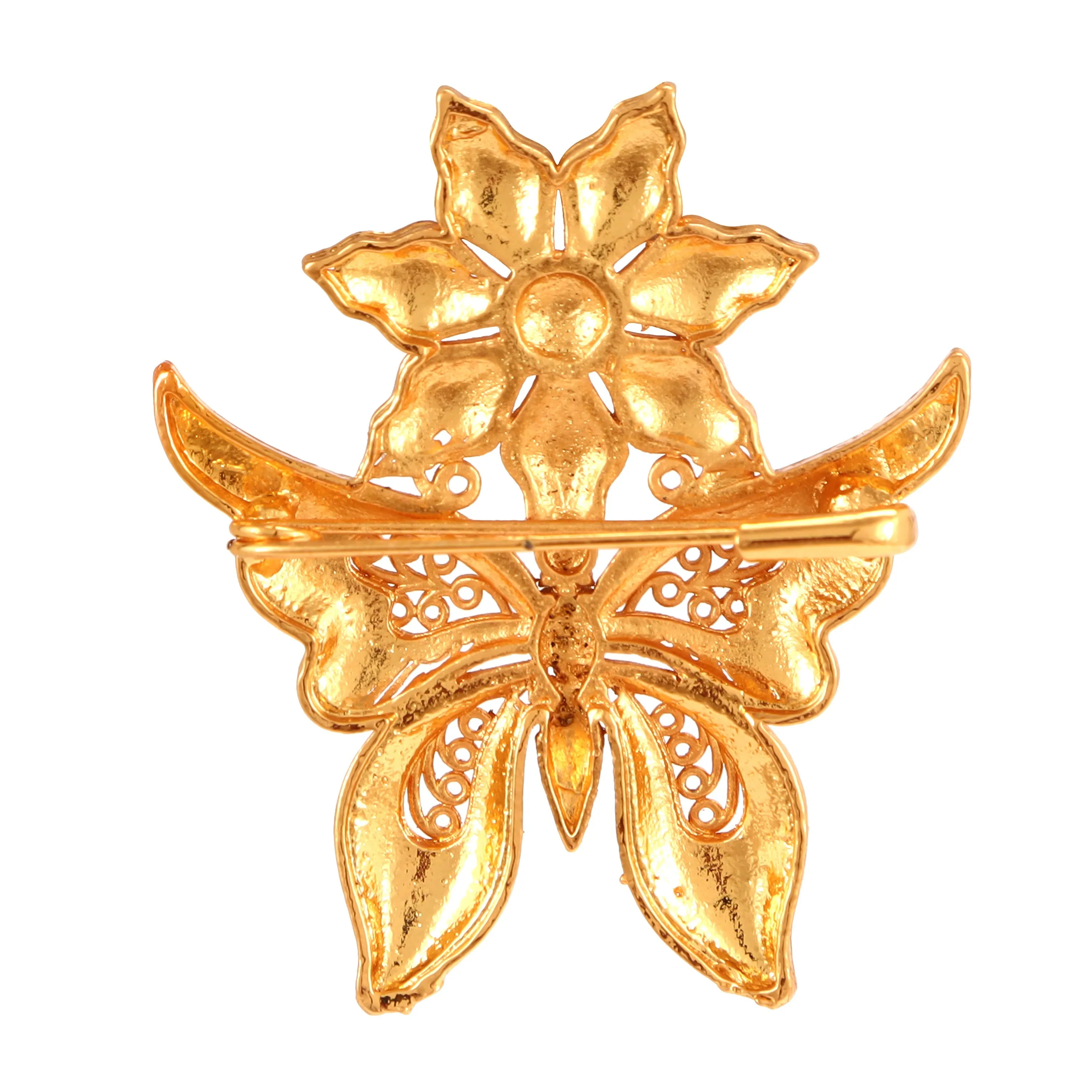 Butterfly Brooch Saree Pin 5