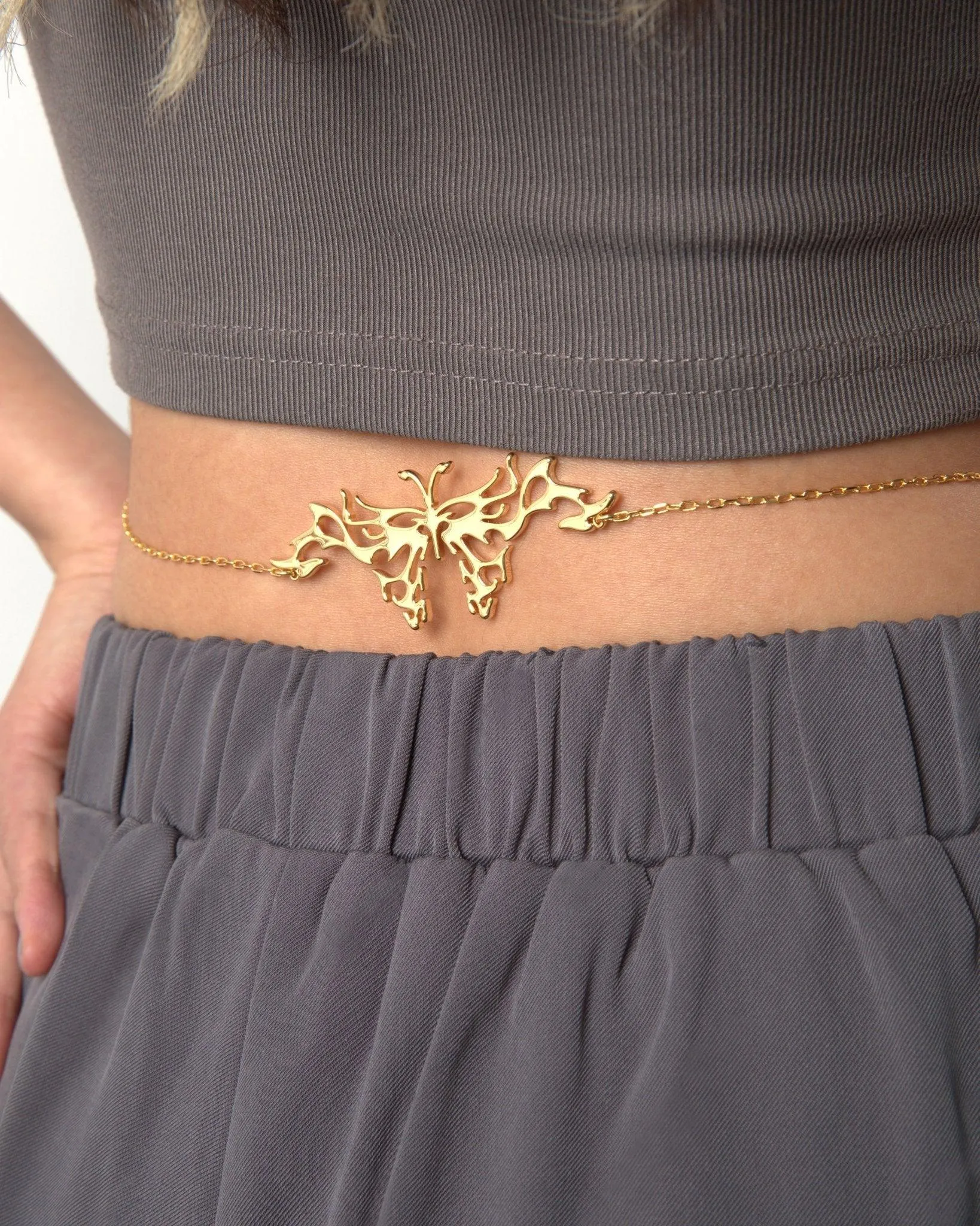 Butterfly Tattoo Waist Chain