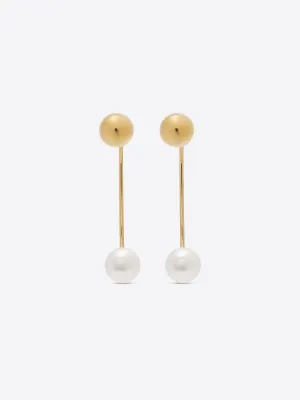 Chain stud earrings