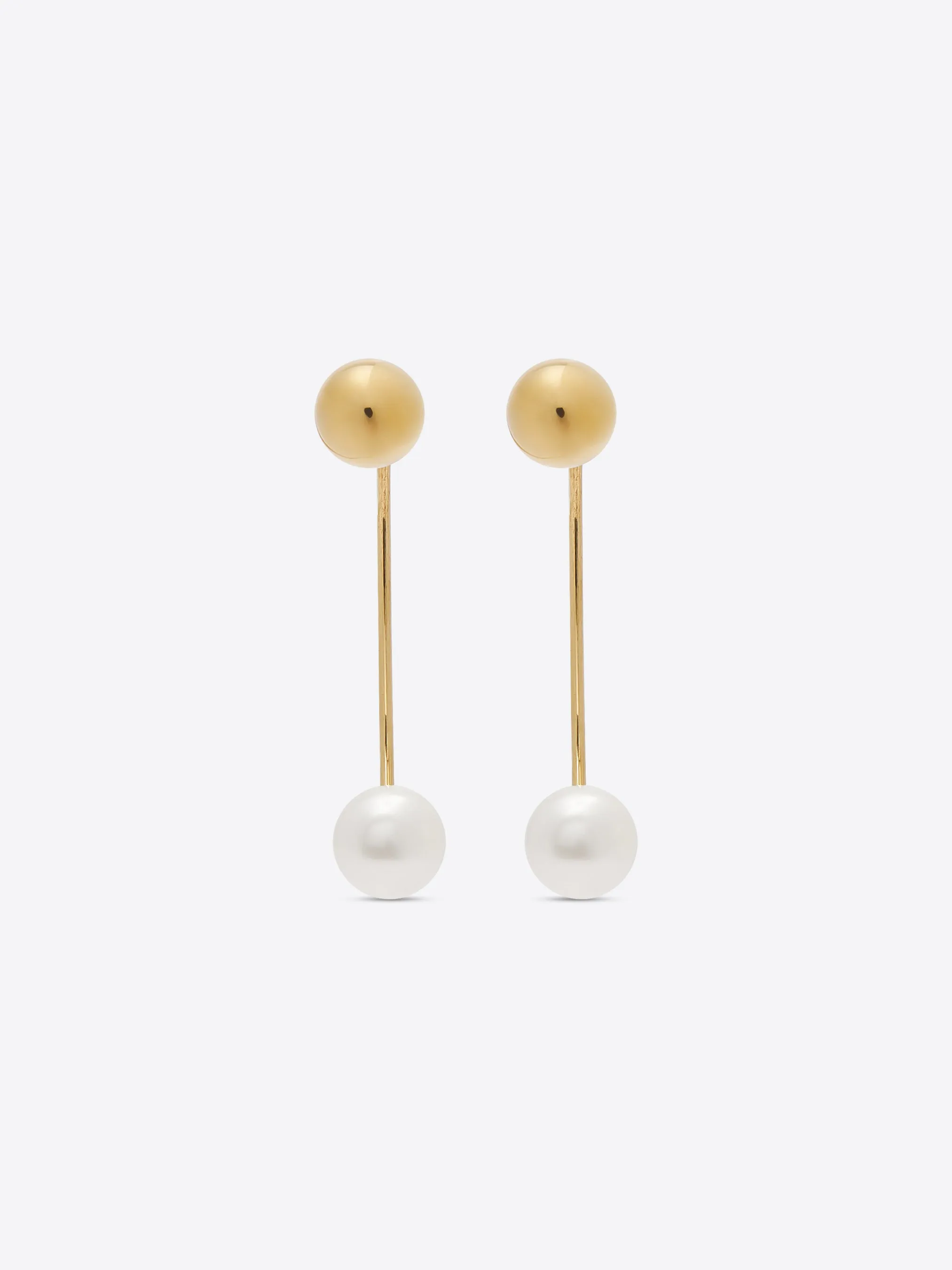 Chain stud earrings