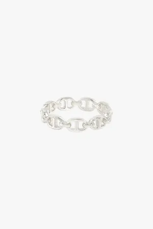 Chunky chain ring silver