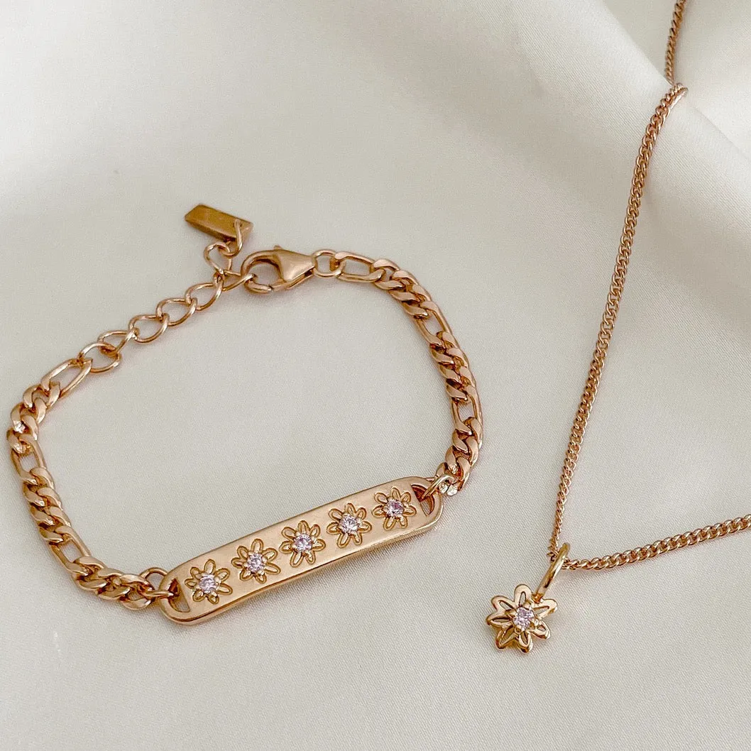 Daisy Bracelet - Rose Gold