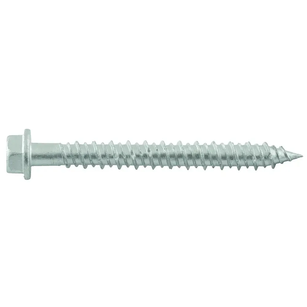 DeWalt AGGRE-GATOR‚® 1/4" x 4" Hex Washer Head Bi-Metal Screw Anchor - 50 Qty