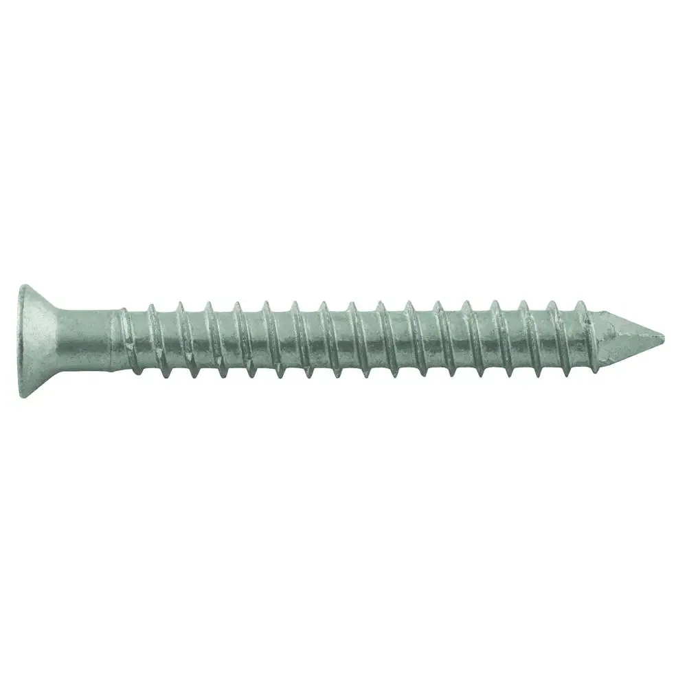 DeWalt CRETE-FLEX‚® #14 x 6" 410SS Phillips Flat Head Screw Anchor - 100 Qty