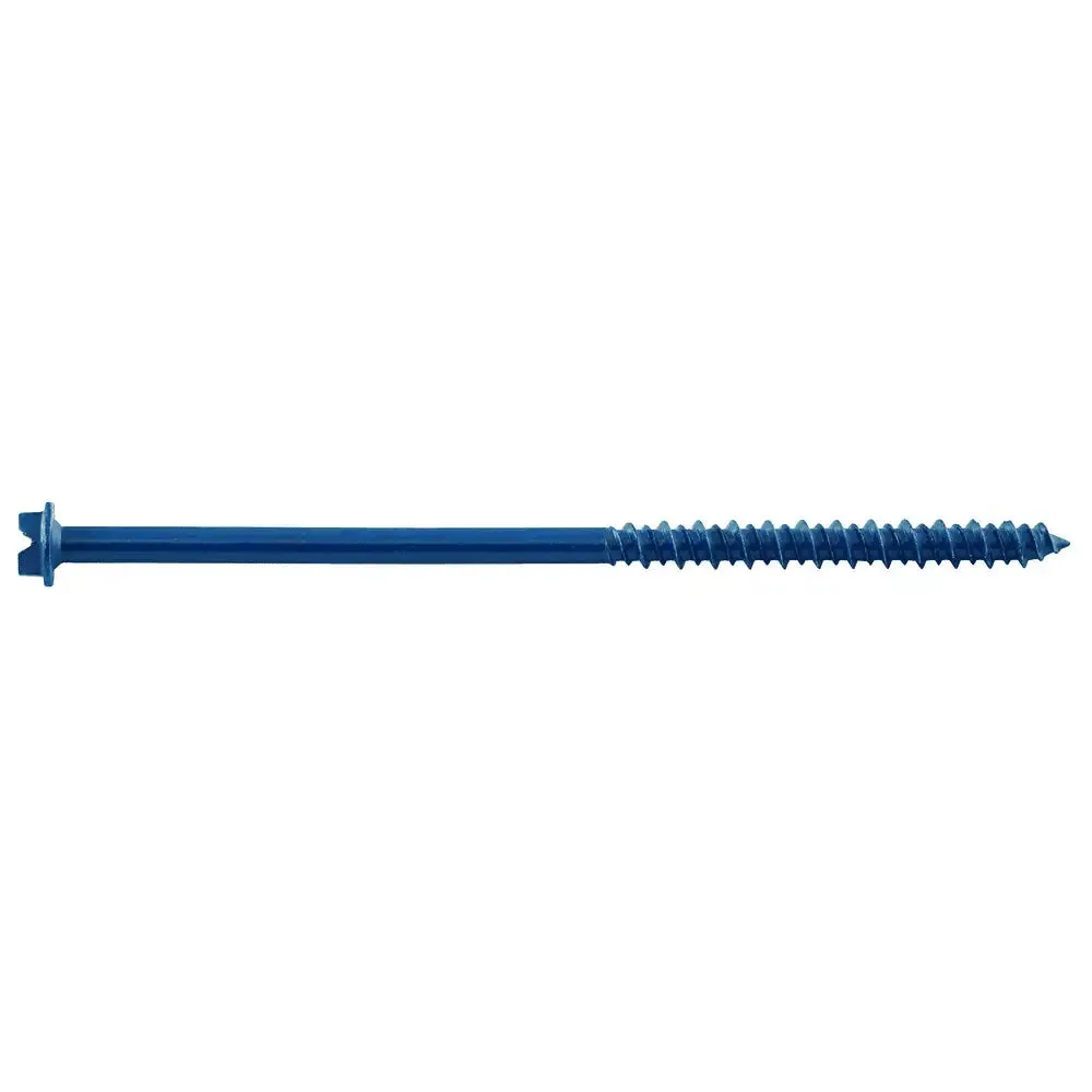 DeWalt ULTRACON ‚® 1/4" x 1-3/4" Hex Washer Head Blue Screw Anchor - 100 Qty