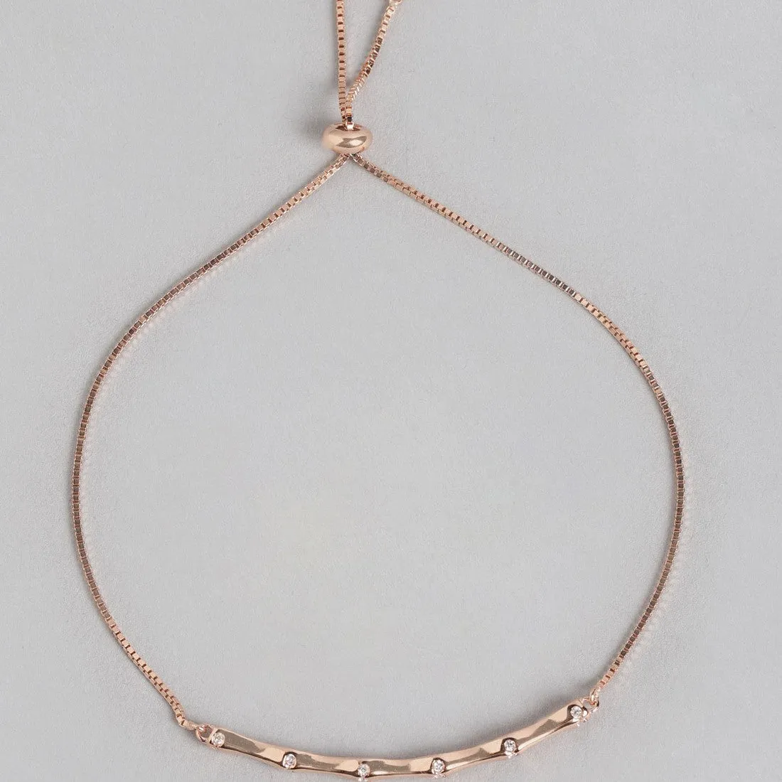 Elegant Bamboo 925 Silver Bracelet - Valentines Edition with Gift Box