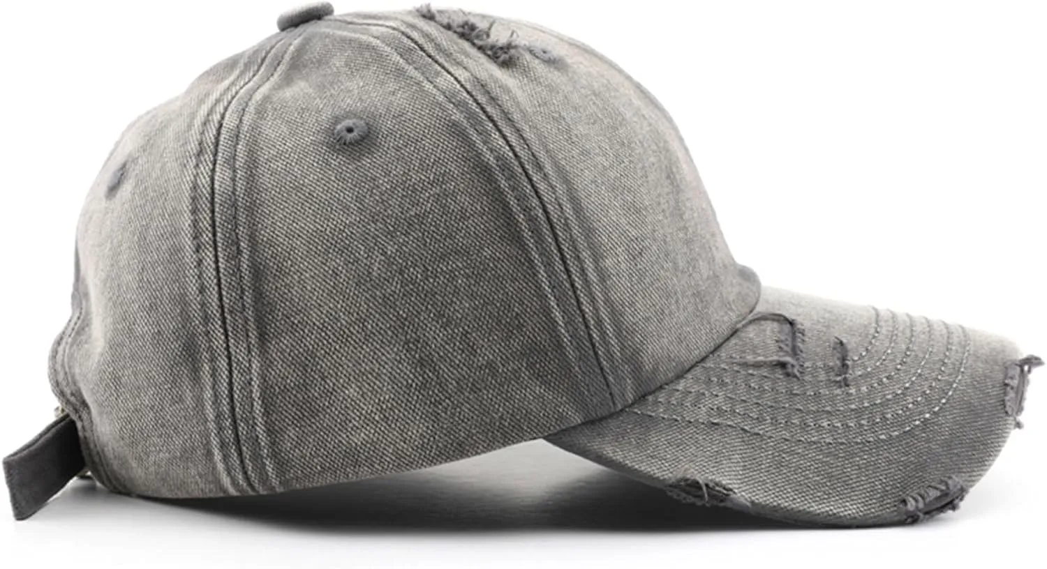 Fashion Vintage Washed Distressed Baseball Cap Unconstructed Dad Hat Trendy Trucker Hats Headwear for Men Women