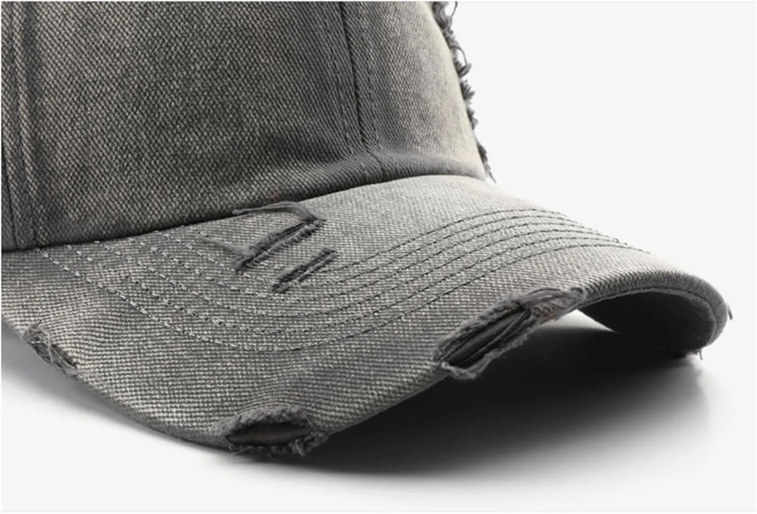 Fashion Vintage Washed Distressed Baseball Cap Unconstructed Dad Hat Trendy Trucker Hats Headwear for Men Women