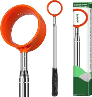 Golf Ball Retriever Telescopic, Golf Ball Grabber, Max 5.9/ 9/ 12/ 15Ft Lightweight Stainless/ Aluminum Alloy Ball Retriever Tool Golf for Water and Bushes, Golf Accessories Gifts for Men Women