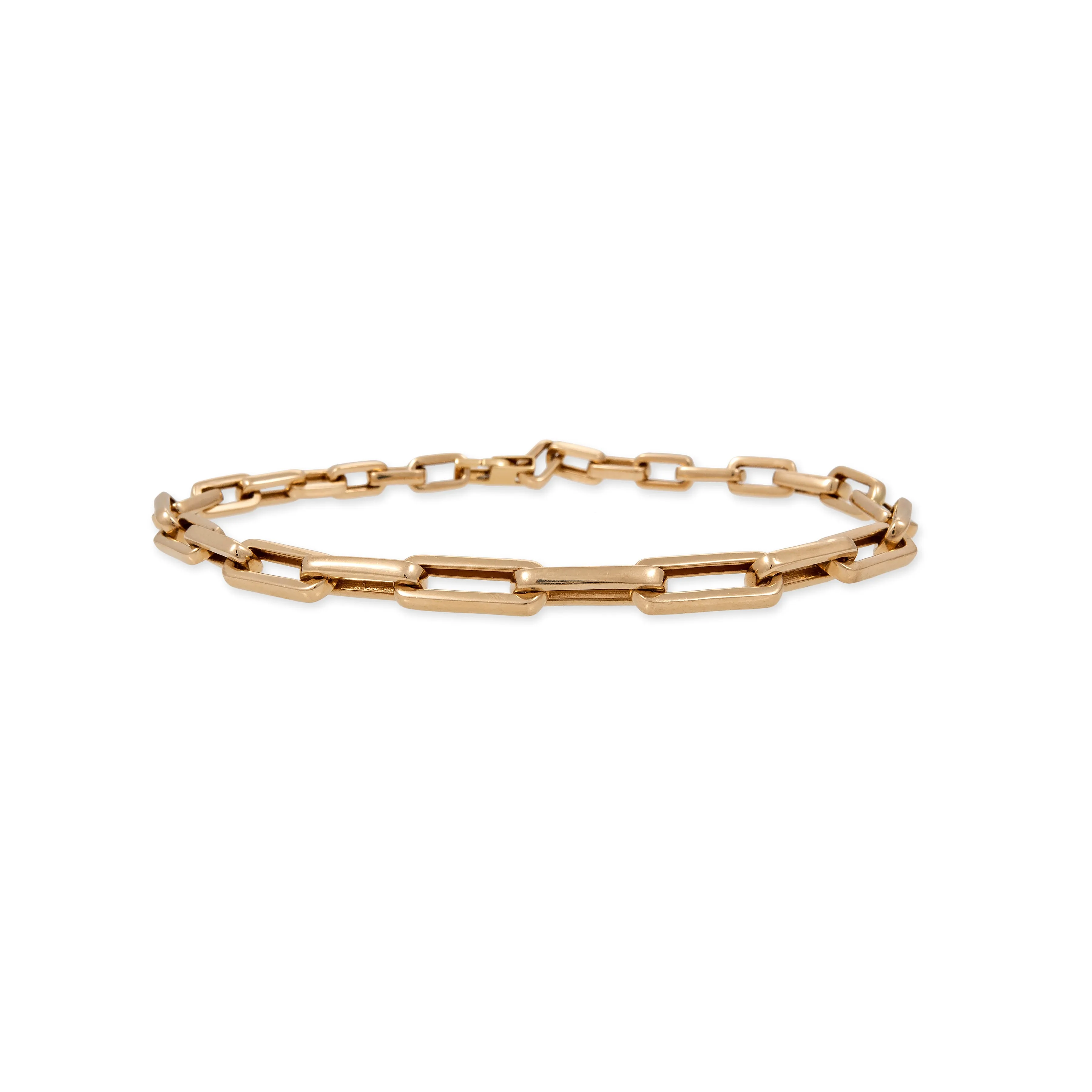 GRADUATED RECTANGLE LINK BRACELET