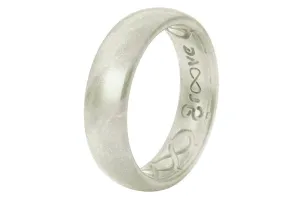 Groove Life Thin Silicone Ring Pearl