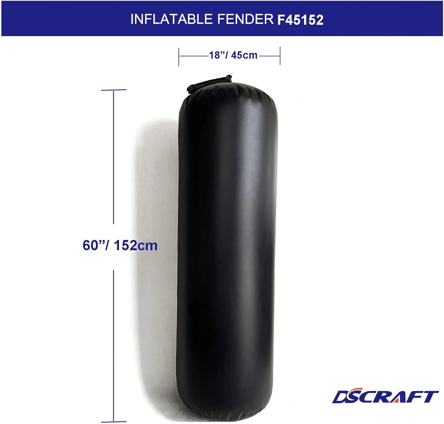 Heavy-Duty Inflatable PVC Fenders Stationary Dock Boats Yacht Sailboats