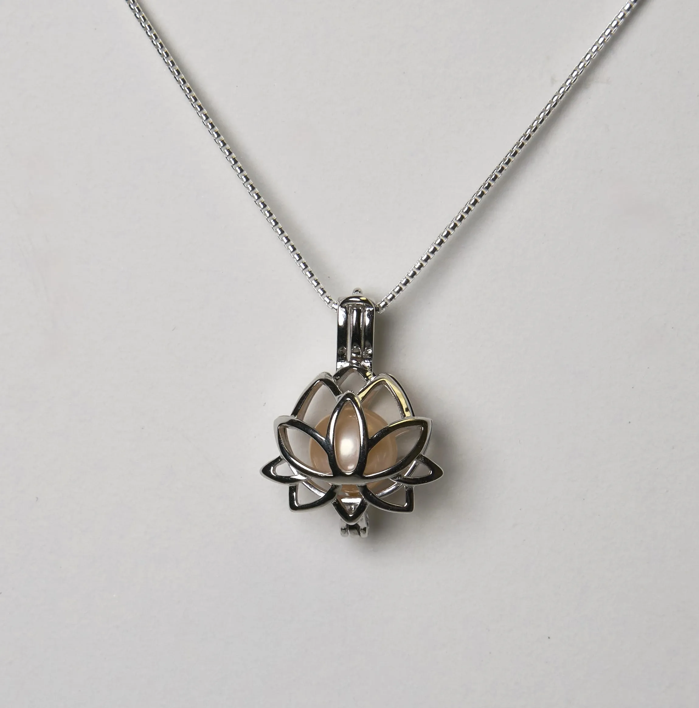 Lotus Cage Necklace