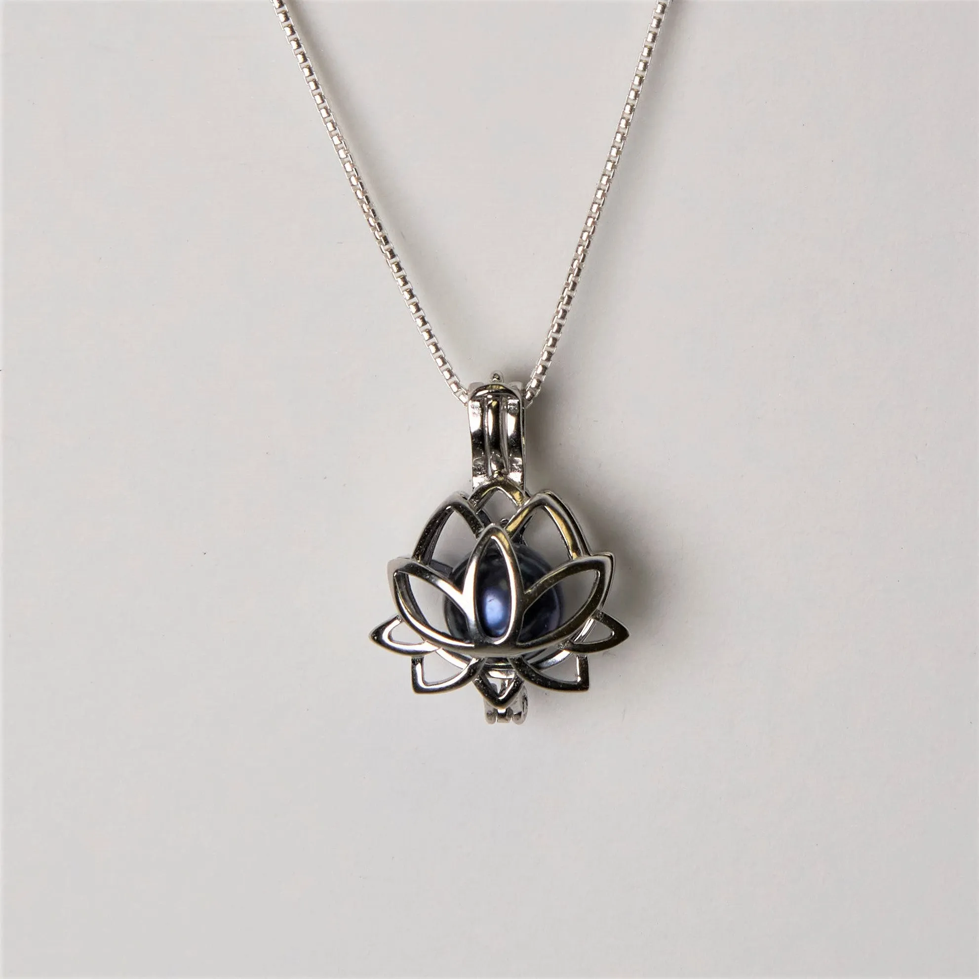 Lotus Cage Necklace