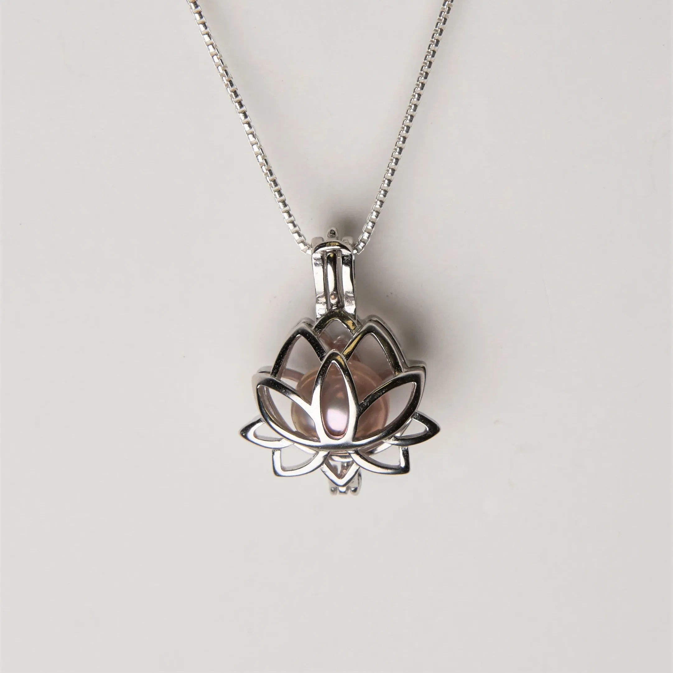 Lotus Cage Necklace