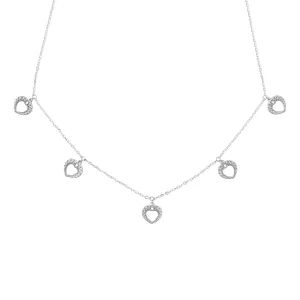 Mandala Heart - 5 Charm Necklace
