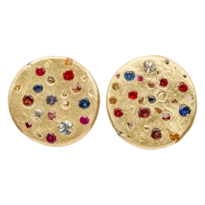 Medium Rainbow Constellation Earrings - Made to Order