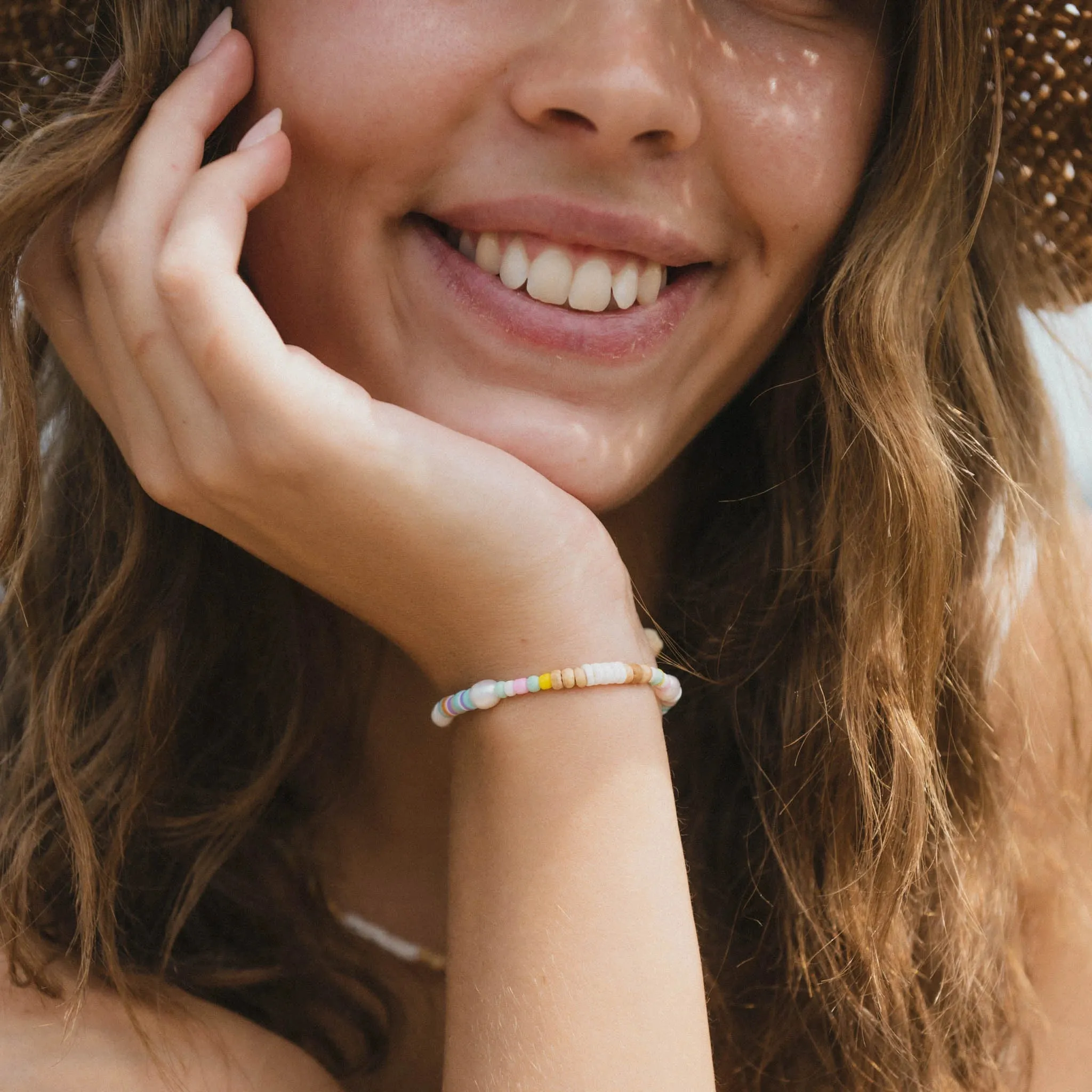 Mentawai Islands Surfer Pearl Bracelet