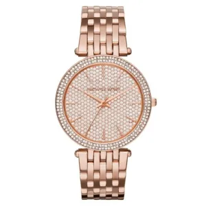 Michael Kors Ladies Watch Darci 39mm Rose Gold Pave MK3439