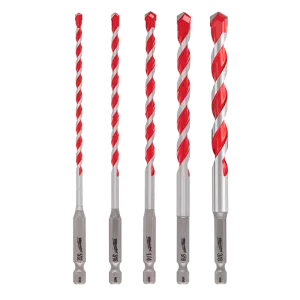 Milwaukee 48-20-9051 SHOCKWAVE 5 Piece Carbide Hammer Drill Bit Kit