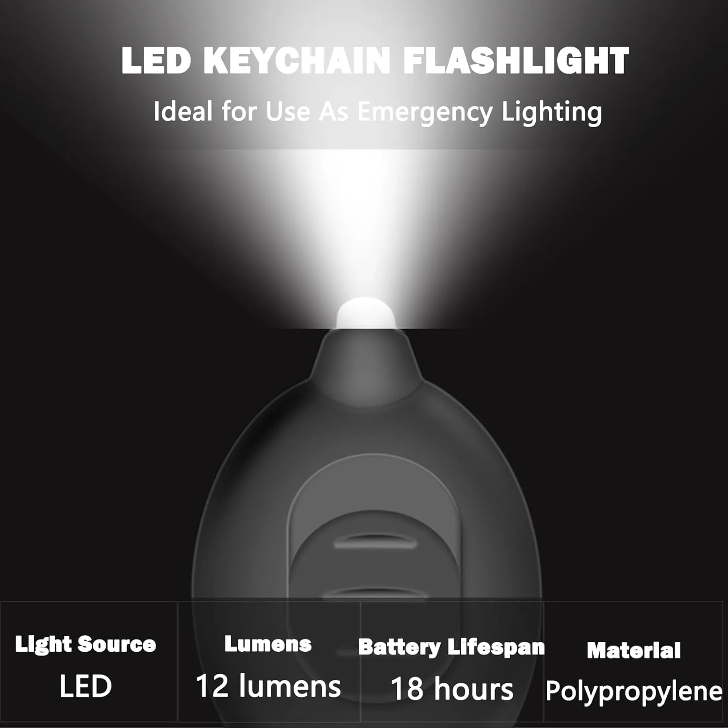 Mini LED Keychain Flashlight, Ultra Bright Tiny Flashlight, Small Keychain Flashlight White Light, Micro Pocket Key Ring LED Flashlight for Emergency Lighting - Multicolor Shell (16PCS)