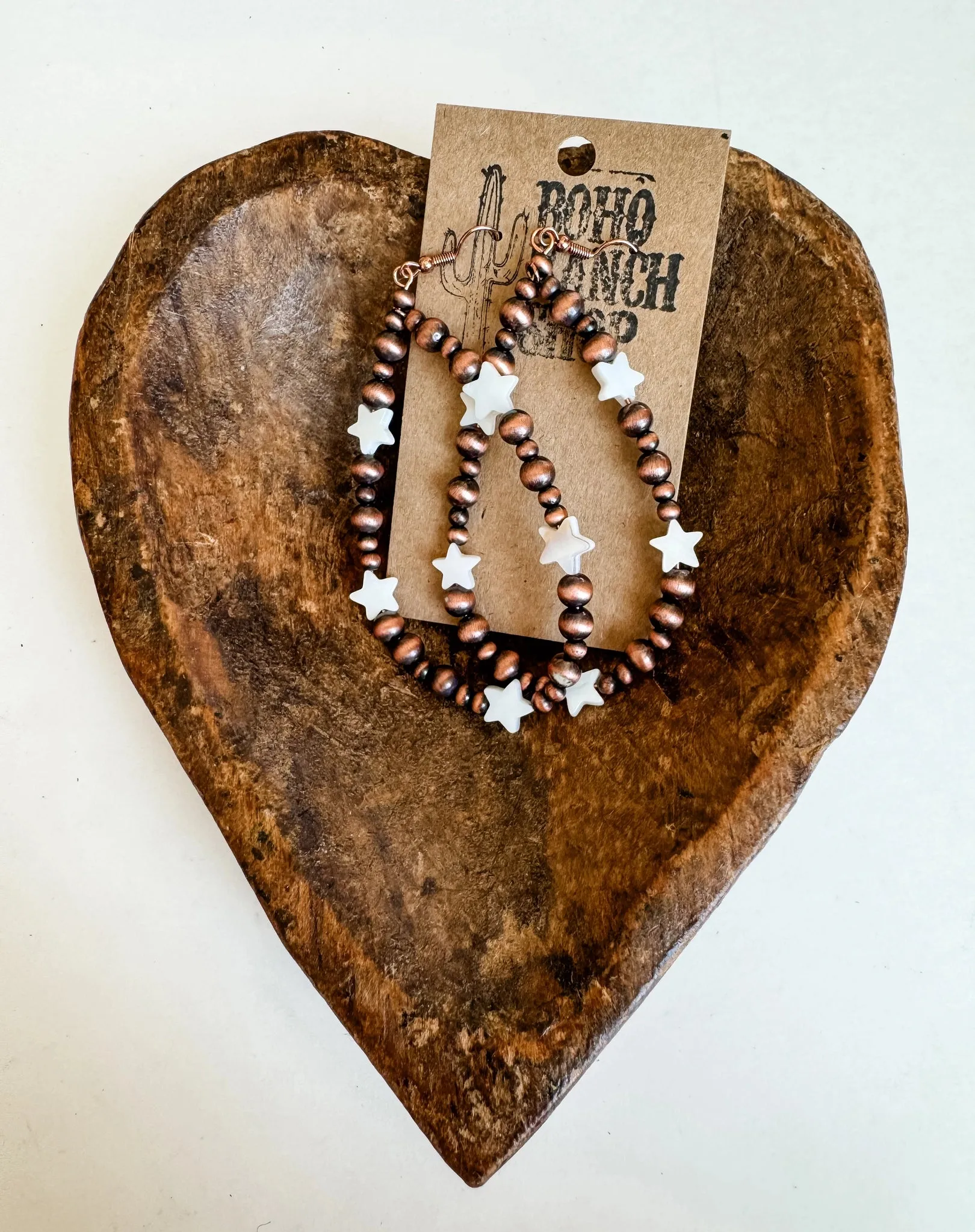 Navajo Teardrop Star Earrings