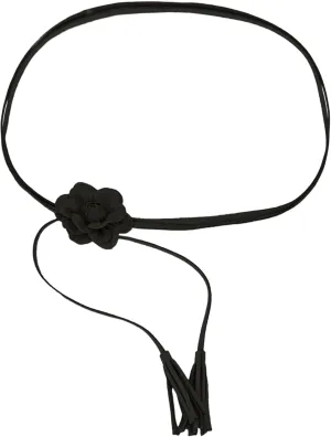 NIDMIDO Women Braided Waist Belt Bohemian Woven Waist Rope Flower Tassels Waist Accessories for Dress