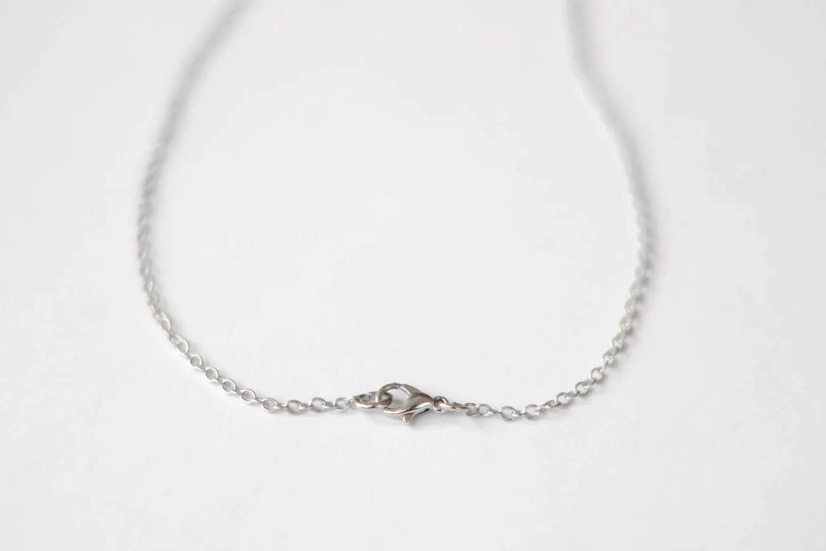 Peace necklace for men, chain necklace with silver tone stainless steel peace pendant, gift for him