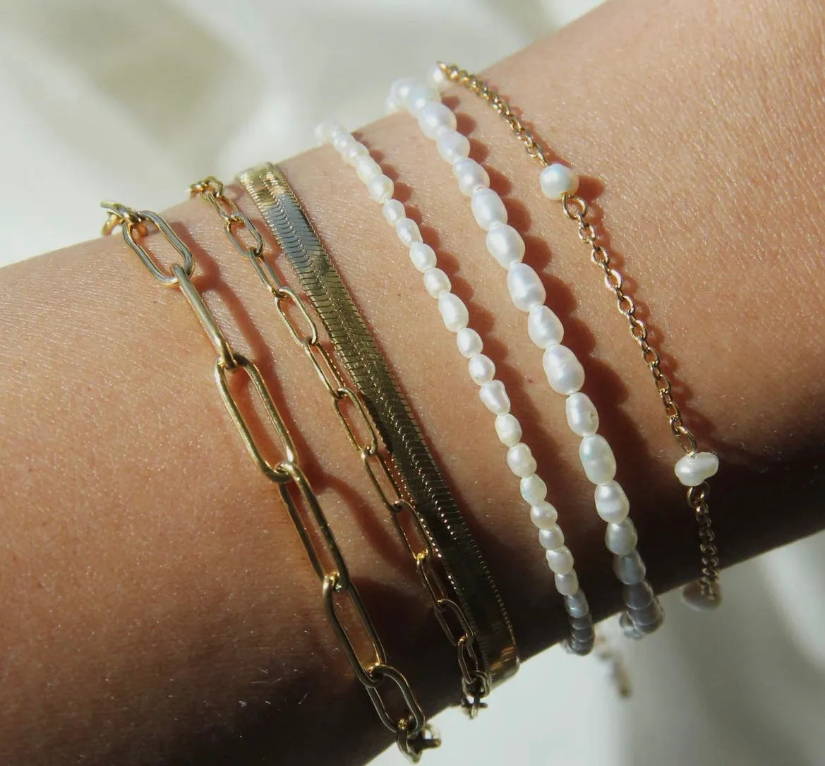 Pearl by the Yard Bracelet