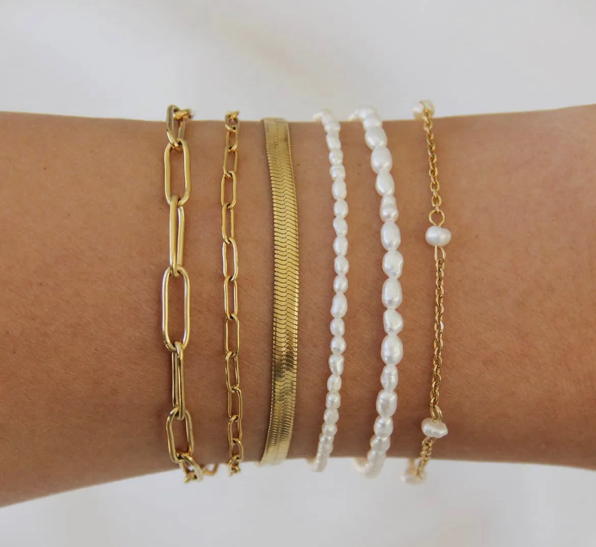 Pearl by the Yard Bracelet