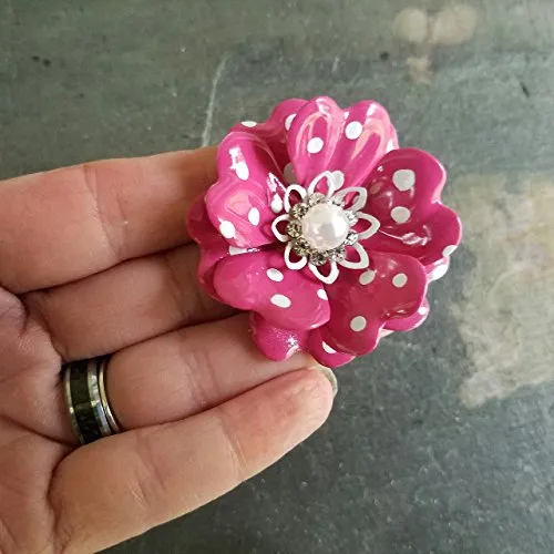 Pink Polka Dot Pin