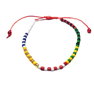 Santeria Adjustable String Foot Anklet Tobillera (7 African Powers)