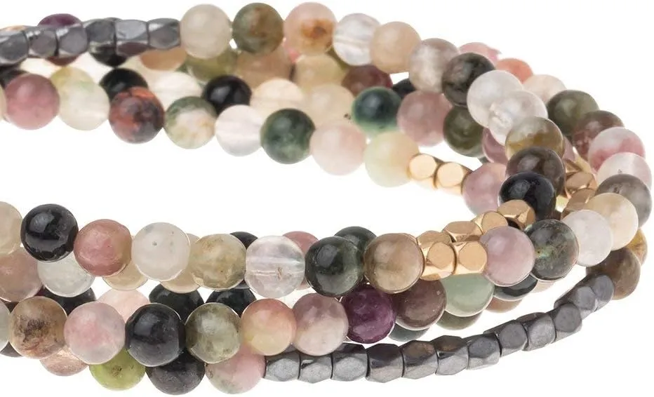 Scout Curated Wrap Necklace Bracelet  Over 30 Stone Options - Natural Stone Bracelet & Stone Necklace  Semi-Precious Gemstone Jewelry for Women