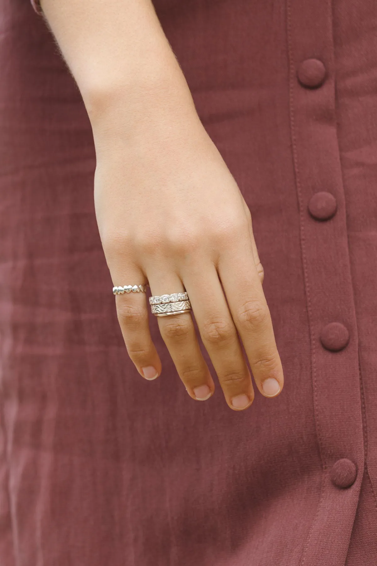 Shine for eternity ring silver