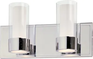 Silo 2-Light Bath Vanity With LED Bulbs
