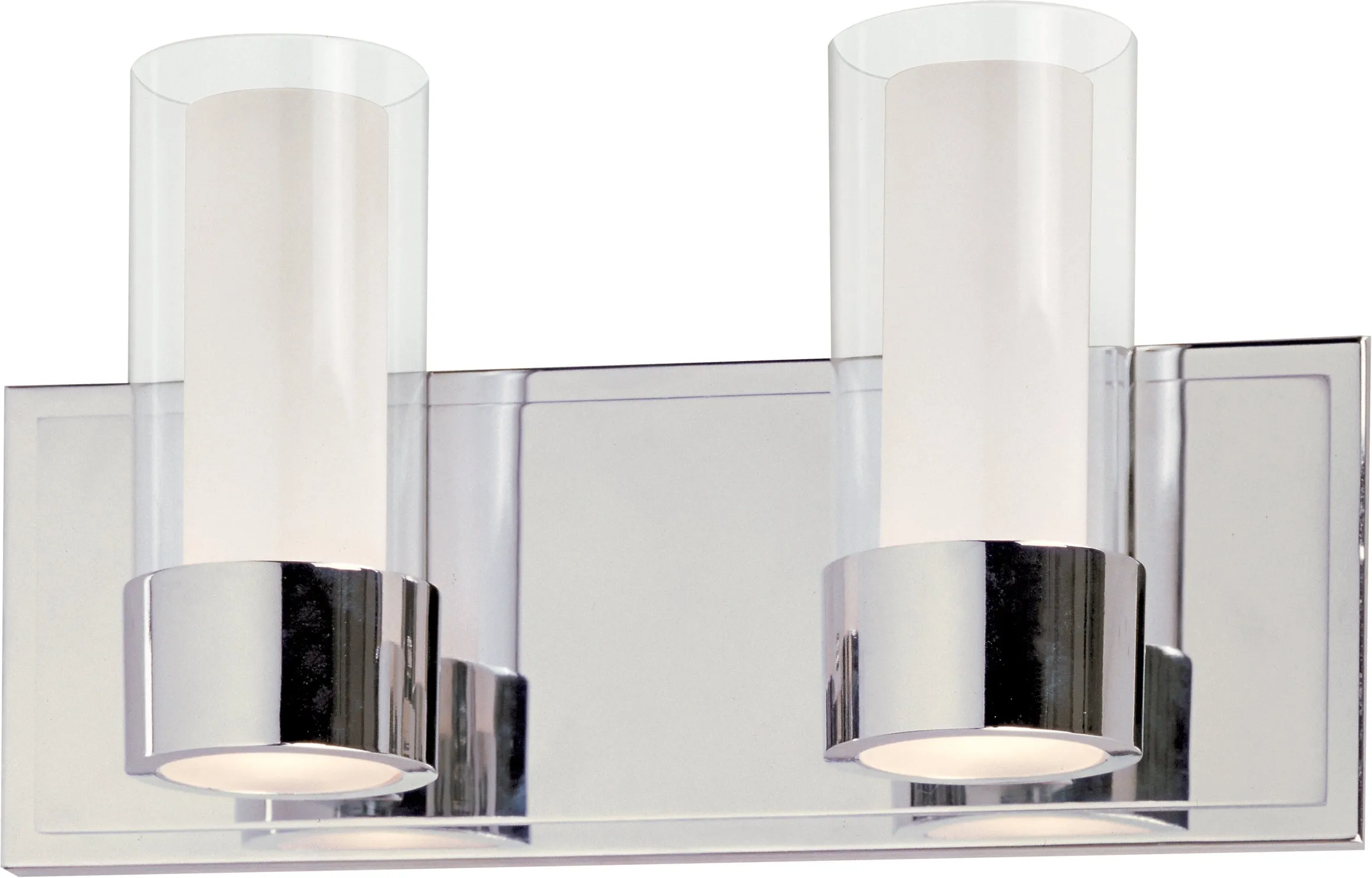 Silo 2-Light Bath Vanity With LED Bulbs
