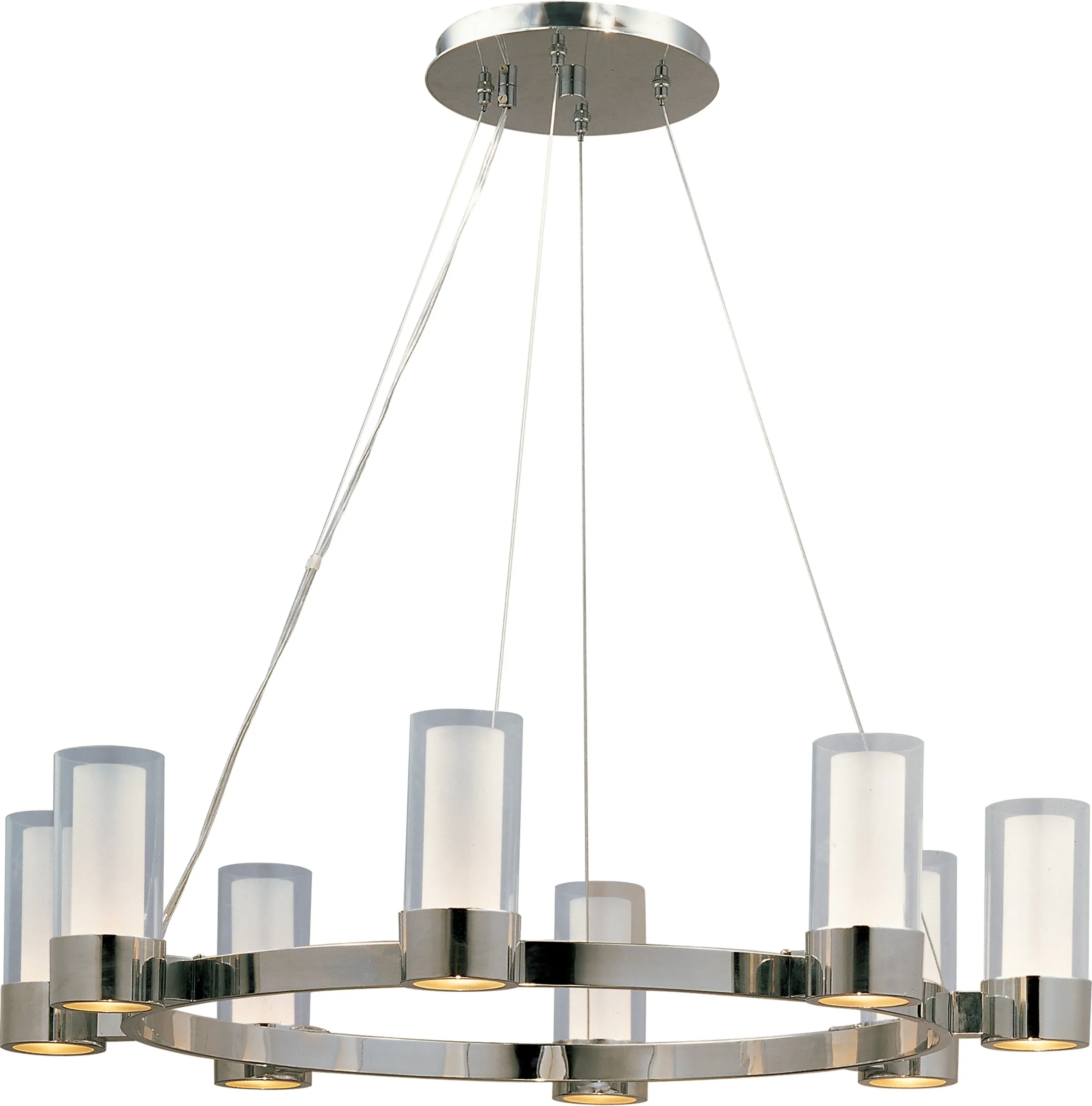 Silo 8-Light Chandelier With LED Bulbs