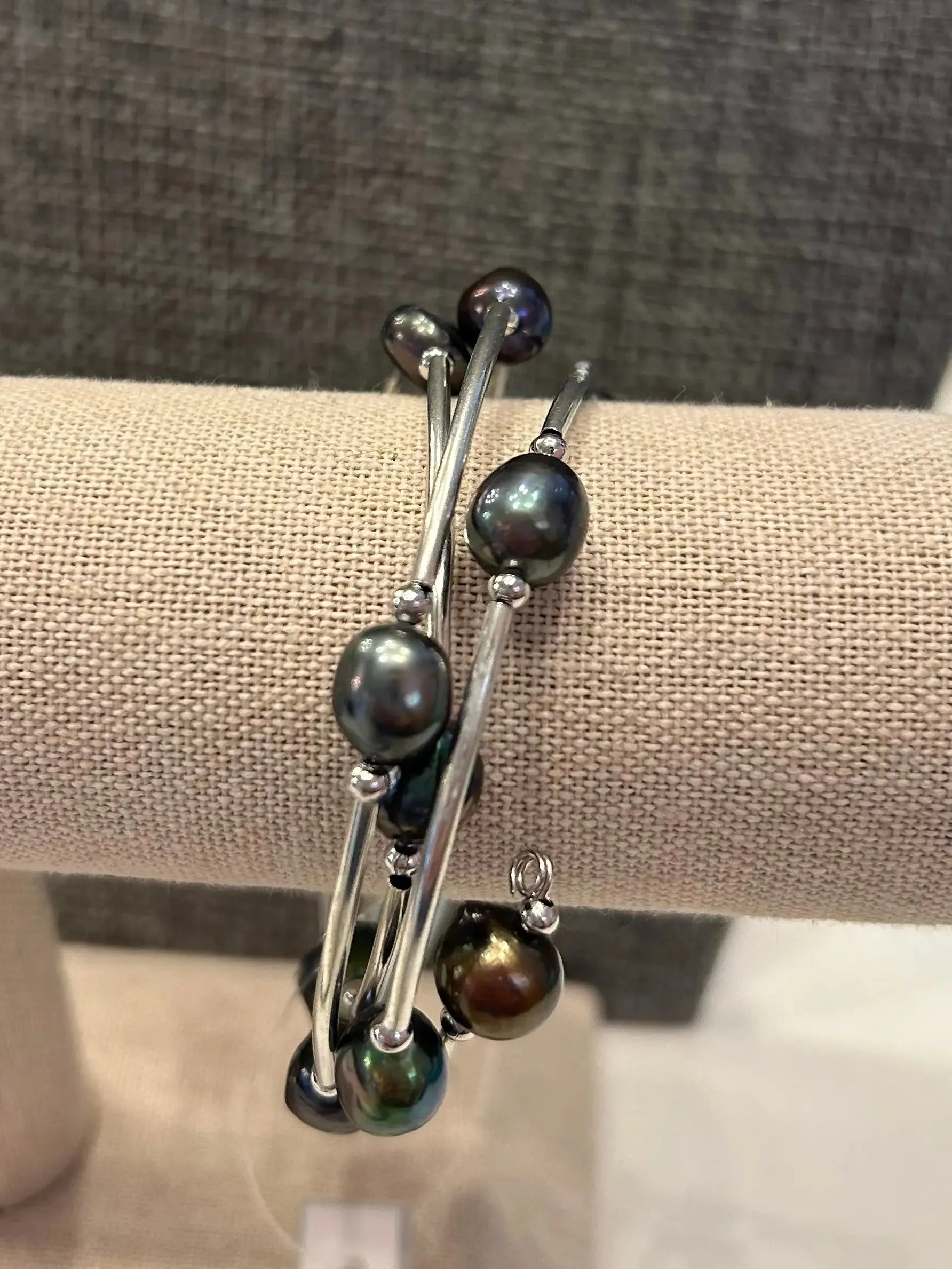 Silver Spring Pearl Wrap Bracelet