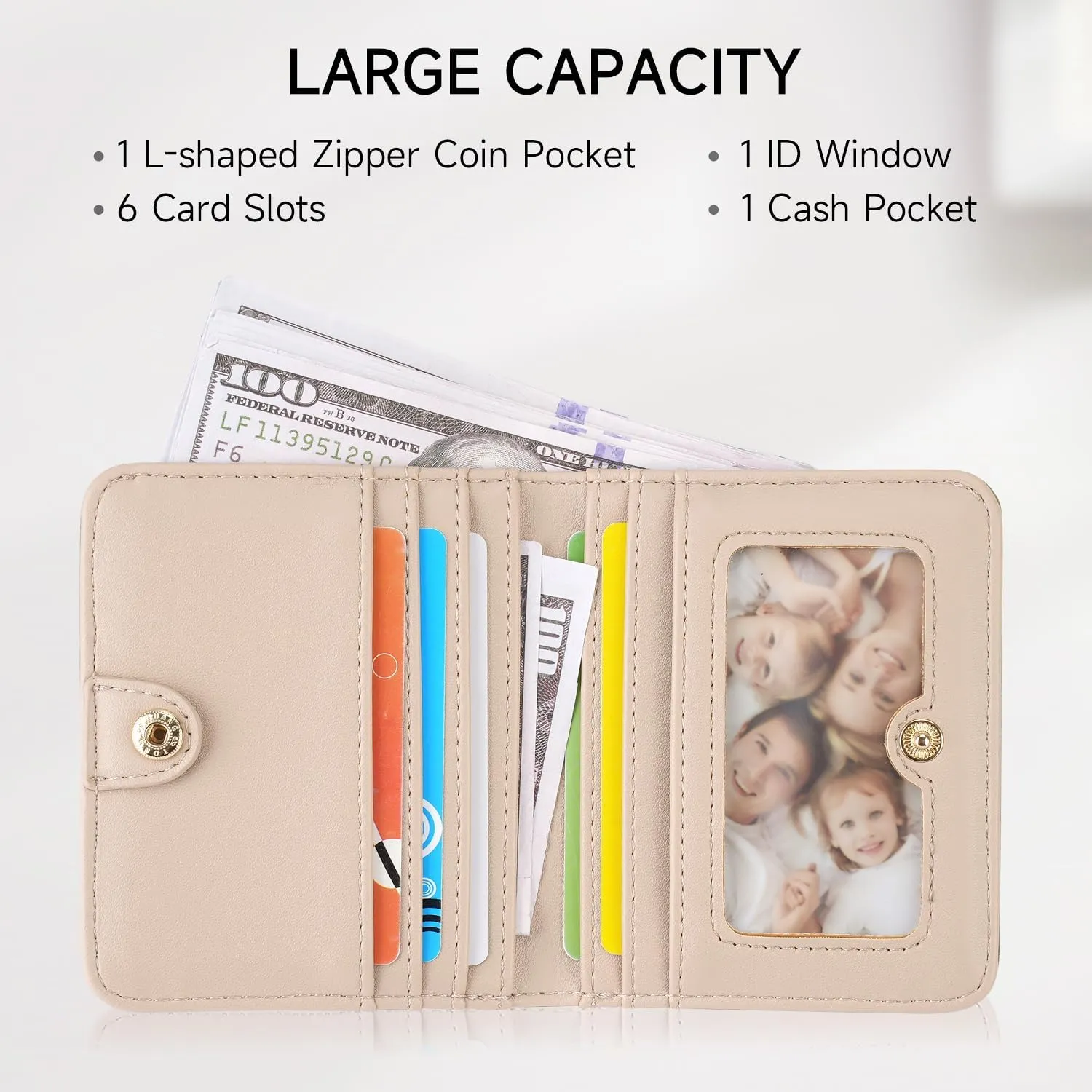 Small RFID Wallet Women Ultra Thin Slim Womens Wallet Mini Compact Bifold Pocket Ladies Wallets for Women BLUE