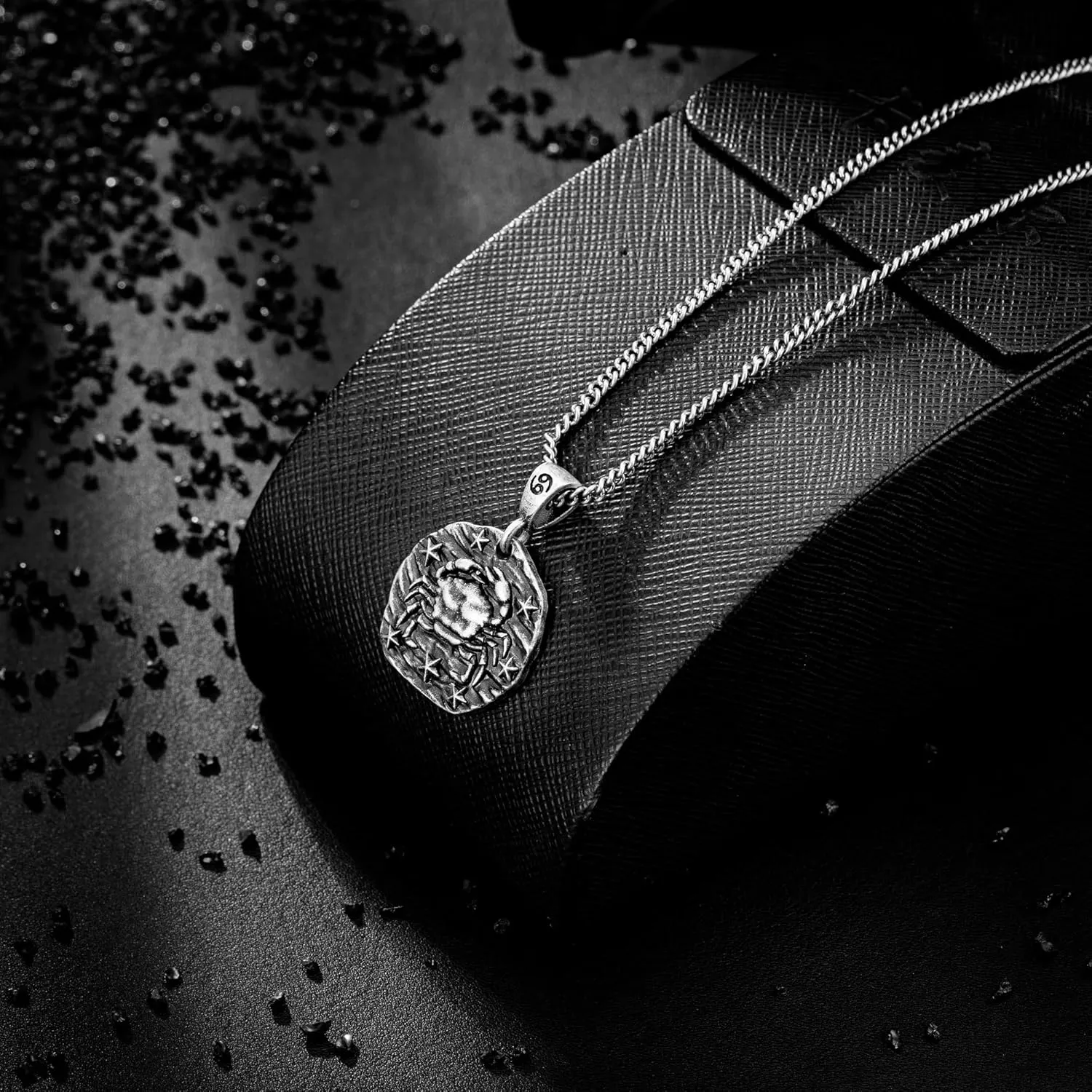 Speroto Zodiac Necklace for Men Women, Stainless Steel 12 Constellation Mens Necklace, Horoscope Astrology Embossed Zodiac Pendant Necklace, Ideal Gifts for Men Women Teens