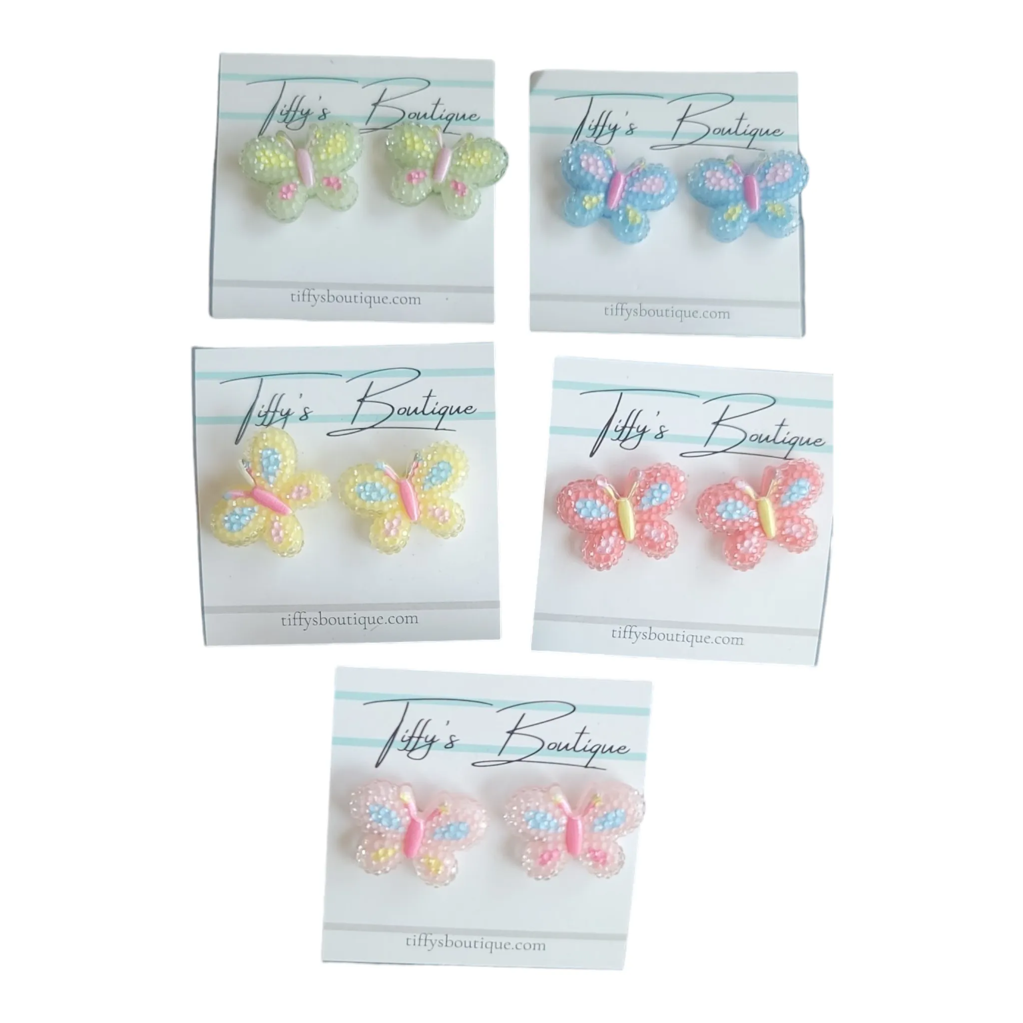 Spring Butterfly Stud Earrings