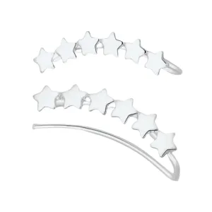 Star Climber Earrings In Sterling Silver