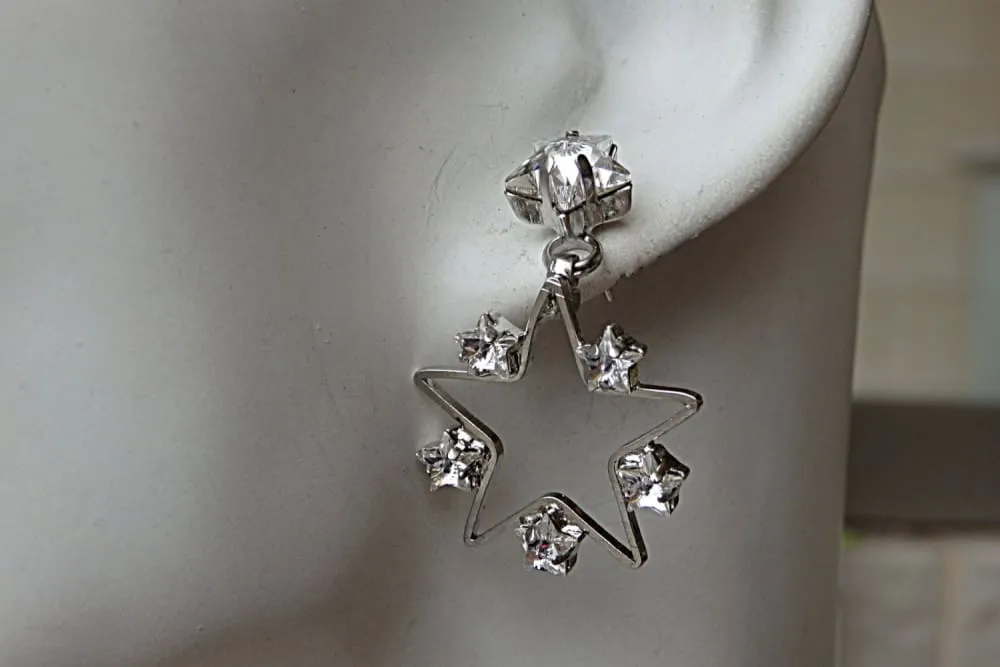 Star shaped earrings